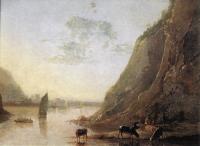 Aelbert Cuyp - River Bank With Cows